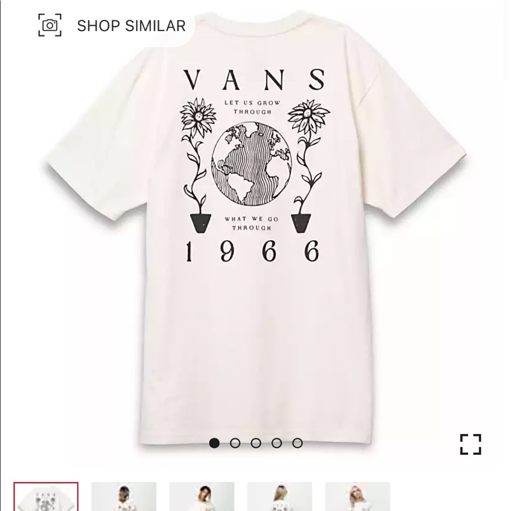Small Vans off the wall Unisex New Tee